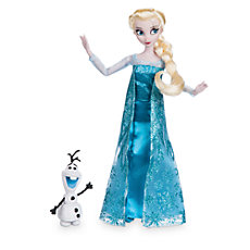 neiges olaf ghiaccio regno bambola eisknigin 30cm merida disneystore puppe